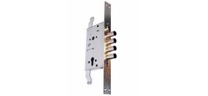 Замок MЕТТЭМ ЗВ7 318. Т-П c лицевой планкой 35х350 мм