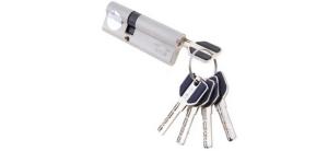 Цил.мех-зм MSM C50/35mm SN перфо.кл/кл. (Матовый никель)