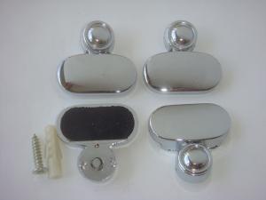 Зеркалодержатель овальный хром