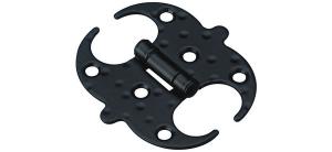 Петля накладная AMIG 553-100х100х1,5 черная