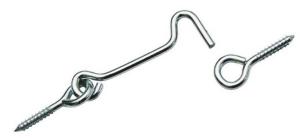 Крючок прутковый КР-75/1 цинк (крючок+2планки)  Кунгур