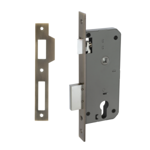 Замок врезной FERRE 130 AB межос.80 мм, бексет - 40 мм, бронза