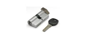 Цилиндр. мех-зм AL 200 30*35 (алюм.)с верт.G хром  Замкофф