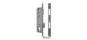 Корпус 4924-30/92 CP узкопроф.замка с защелкой (хром) межосев. расст. 92 мм