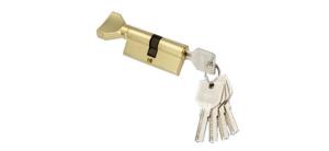 Цил.мех-зм MSM NW100mm SB  простой кл/верт. (Матовая латунь)