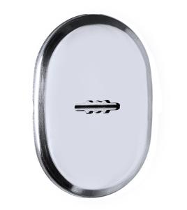 Накладка на сув. замок FUARO ESC 477 (90х65) СP ХРОМ с подпружинен. шторками хром