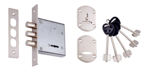 Замок врезной FERRE 1082 под сувальдный ключ