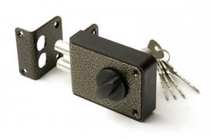 Замок накладной Зенит ЗН 1-3-1 (бронза)