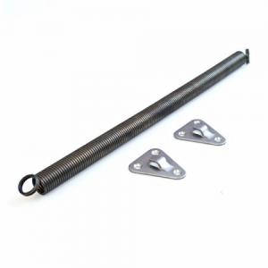 Пружина дверная ВЕГА d19 - 250 х 2,2 мм (матовый титан) с креплением