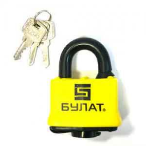 Замок навесной Булат ВС 0350 влагозащ. Blister