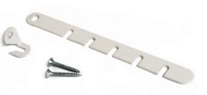 Фиксатор оконный 175мм (белый) Трибатр.