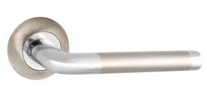 Ручка раздельная REX TL SN/CP-3 матовый никель/хром