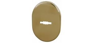 Декор. накладка ESC 475 GP латунь на сувальд.замок