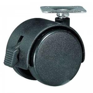 Колесо мебельное фланец D=40