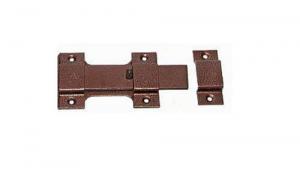 Засов дверной накладной-ПП /антич.медь/  Делга