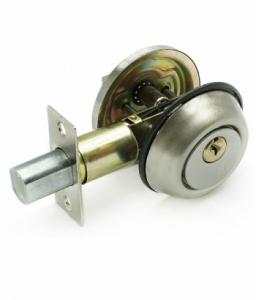 Замок врезной К-19 с бронечашкой хром