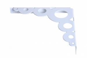 Кронштейн Кунгур 182*182*1,5 /белый/