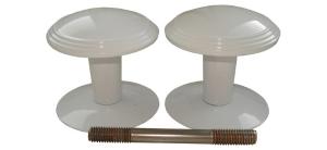 Ручка дверн. РДК-1 -ПП белая  Могилев