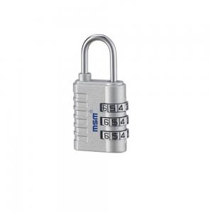 Замок навесной MSM TH2 silver (кодовый)