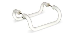 Ручка офисная скоба 30*300мм DMS-300 белая компл.ручек+4загл.+2стяжки