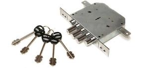 Замок врезной BORDER 77404 ЗВ9-6 ПК/15.КТЗ ст.кл. б/ручек