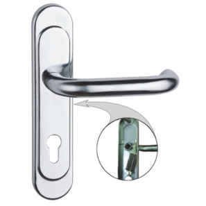 Ручка на планке Р85-5858 У ХП (ППЗ 85/8 ЦЗ CP/CP) ХРОМ РИТКО