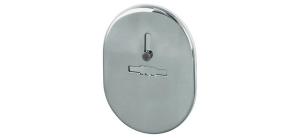 Накладка ESC 476 СP на сувальд. замок с шторкой хром