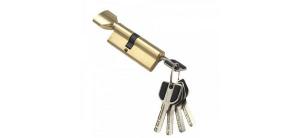 Цил.мех-зм MSM CW45в55mm PB перфо.клверт. (Полированная латунь)