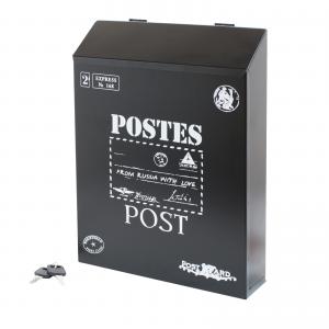 Ящик почтовый АЛЛЮР №3010 черный