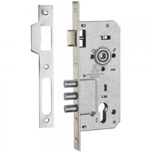 Замок врезной MSM ML85A PB (Полированная латунь) MSM