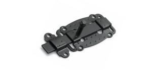 Задвижка дверная НОЭЗ ЗД-100-Пл-S черный матовый