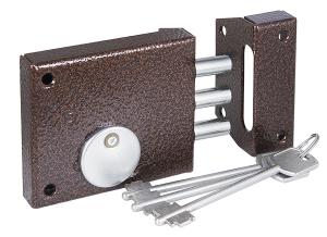 Замок накладной Зенит ЗН 4-1 (медь)