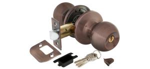 Ручка защелка 6072 AC-E (медь) кл/фик.