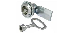 Замок почтовый 705-MS (WG) трехгр.ключ.