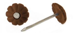 Гвозди декор (й-о) Б коричневые