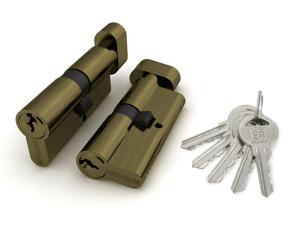 Ц.мех-зм с верт. 100 ZM 60 mm (25+10+25) AB бронза 5 кл.