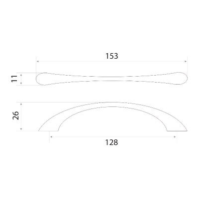 Ручка-скоба TRODOS 14.153.05 
