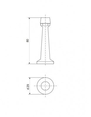 Упор дверной DS-0015 -S_2