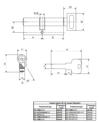 Ц.м. Apecs SC-M 60 ZC-NI_2