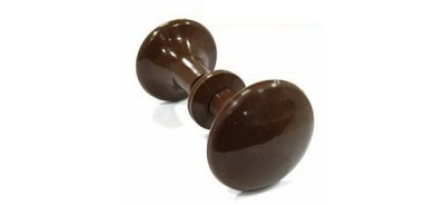 Ручка пластм. РКМ с узором (корич.) Воронеж