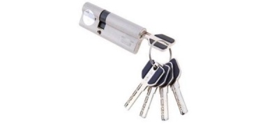 Цил.мех-зм MSM C50/40mm SN перфо.кл/кл. (Матовый никель)