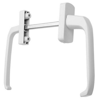 Ручка балконная BHS 1 (31) RAL9016 белая ассим