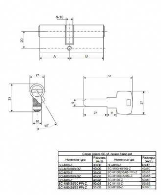 Ц.м. Apecs SM- 60 Z-G.2