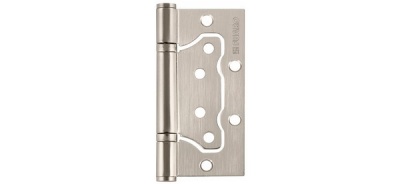 Петля универс. б/врезки 500-2BB 100х2.5 PN (мат.никель)