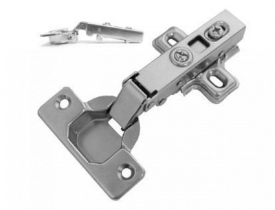 Петля 4-х шарнир.35 НН8208В-9 полунакл.Н=0 с доводчиком