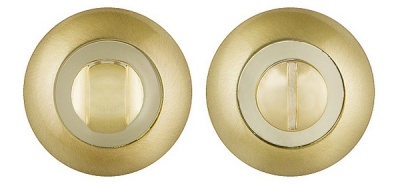 Ручка поворотная BK6 TL SG/GP-4 матовое золото/золото