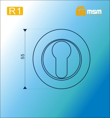 Накладка под ключ R1 AB/CP (Бронза/Хром) MSM 2