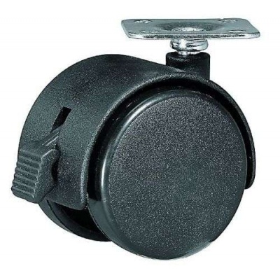 Колесо мебельное фланец D=40