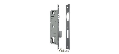 Корпус узкопроф.замка с роликом 5124-25 CP (хром)