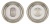 Ручка поворотная BK6 ML SN/CP-3 матовый никель/хром